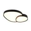Plafón LED Rise, negro, 77 x 63 cm, CCT, atenuable