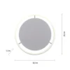 Plafón LED Ritus, Ø 58,5cm, aluminio