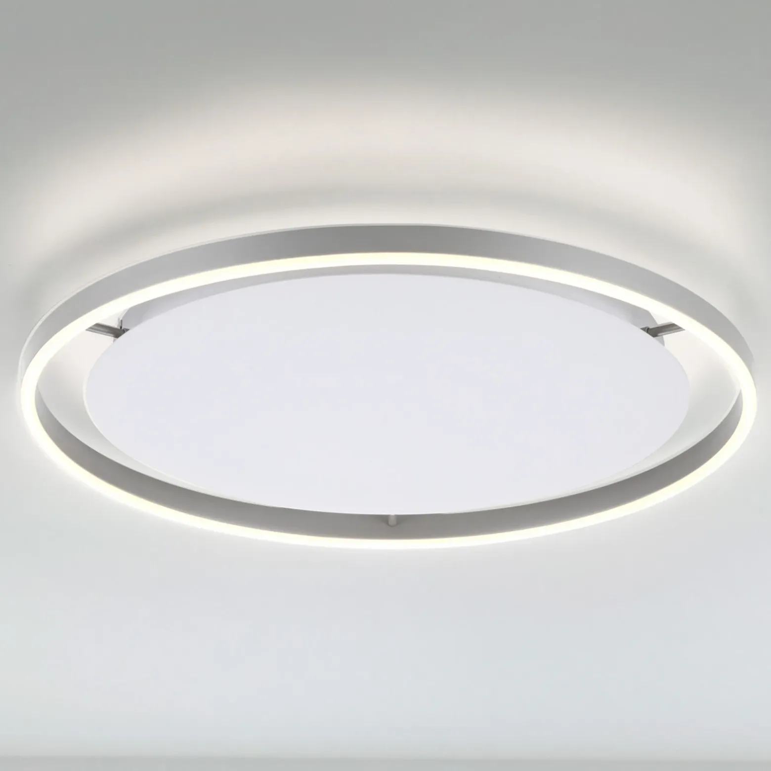 Plafón LED Ritus, Ø 58,5cm, aluminio
