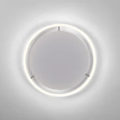 Plafón LED Ritus, Ø 39,3 cm, aluminio, atenuable