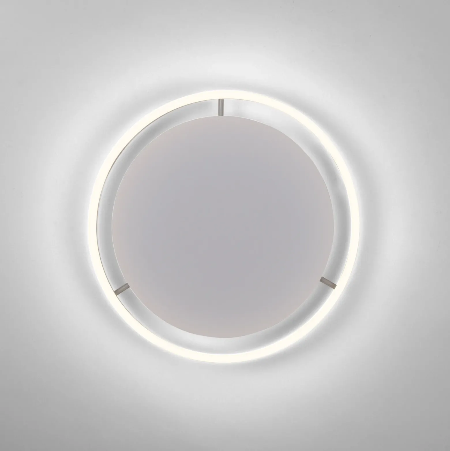 Plafón LED Ritus, Ø 39,3 cm, aluminio, atenuable