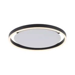 Plafón LED Ritus, Ø 39,3cm, antracita