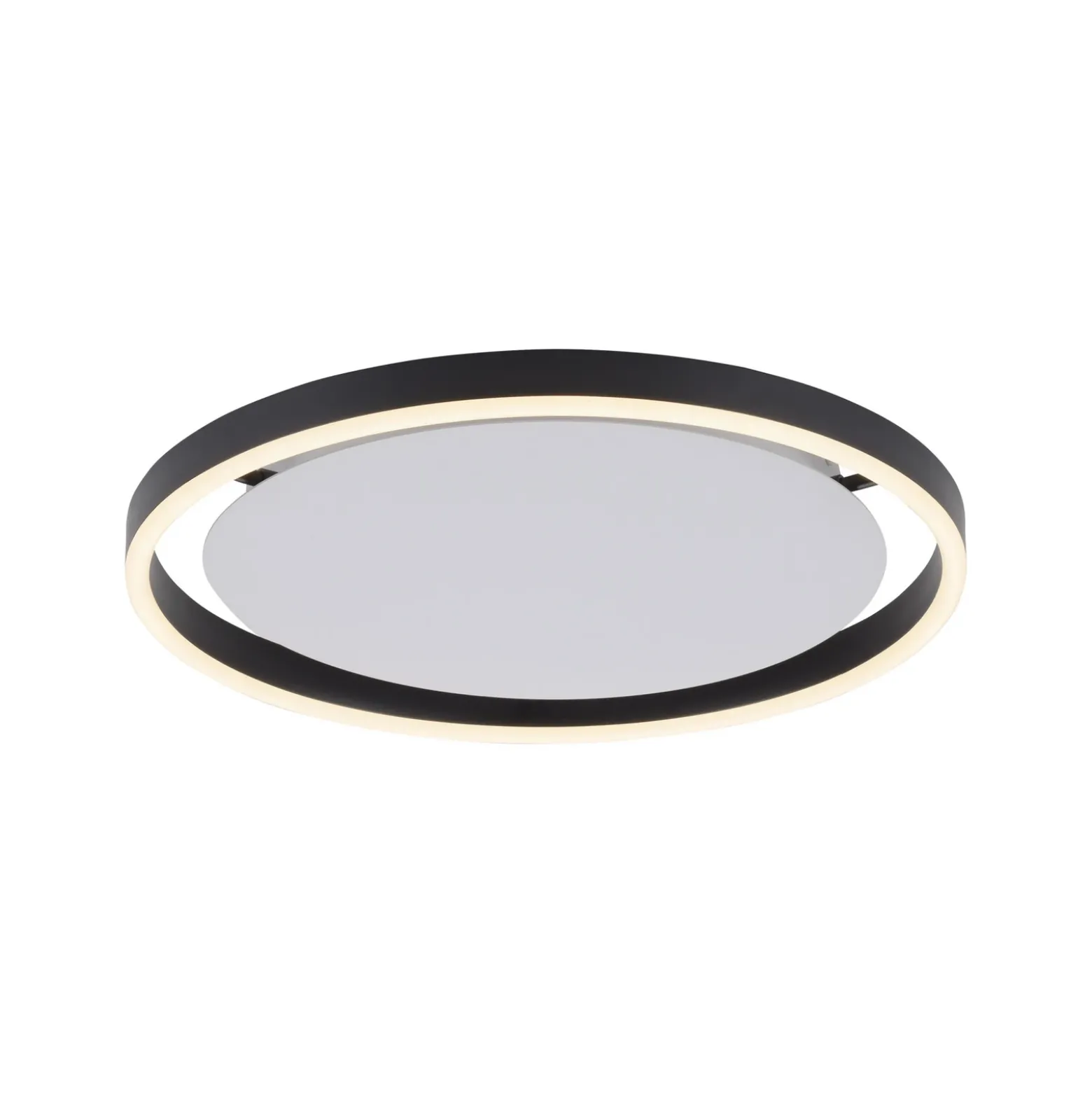 Plafón LED Ritus, Ø 39,3cm, antracita