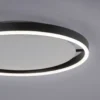 Plafón LED Ritus, Ø 39,3cm, antracita