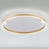 Plafón LED Ritus, Ø 58,5cm, latón mate