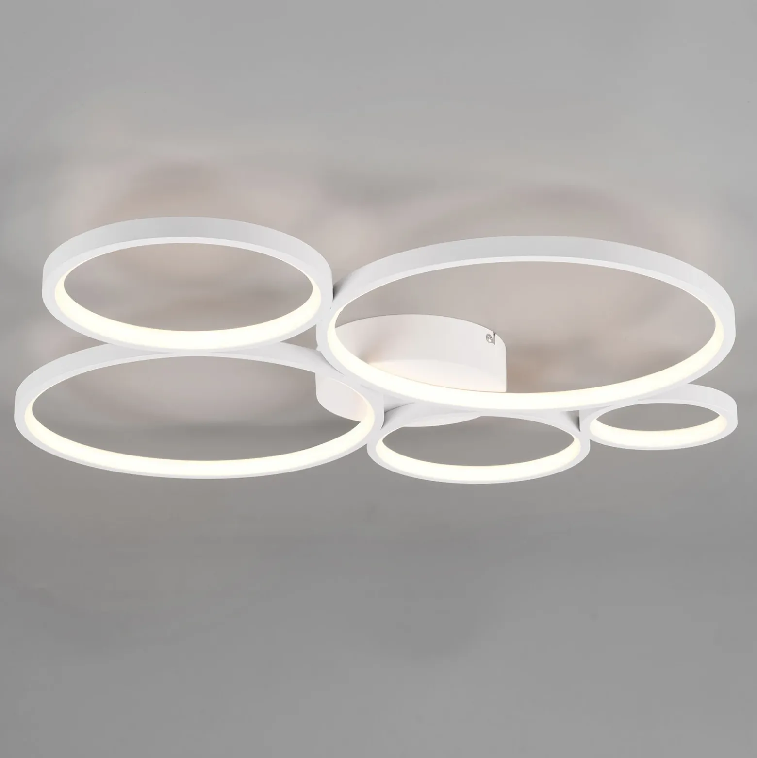 Plafón LED Rondo, blanco mate