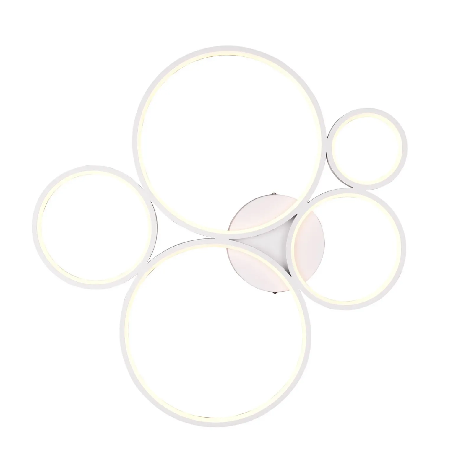 Plafón LED Rondo, blanco mate
