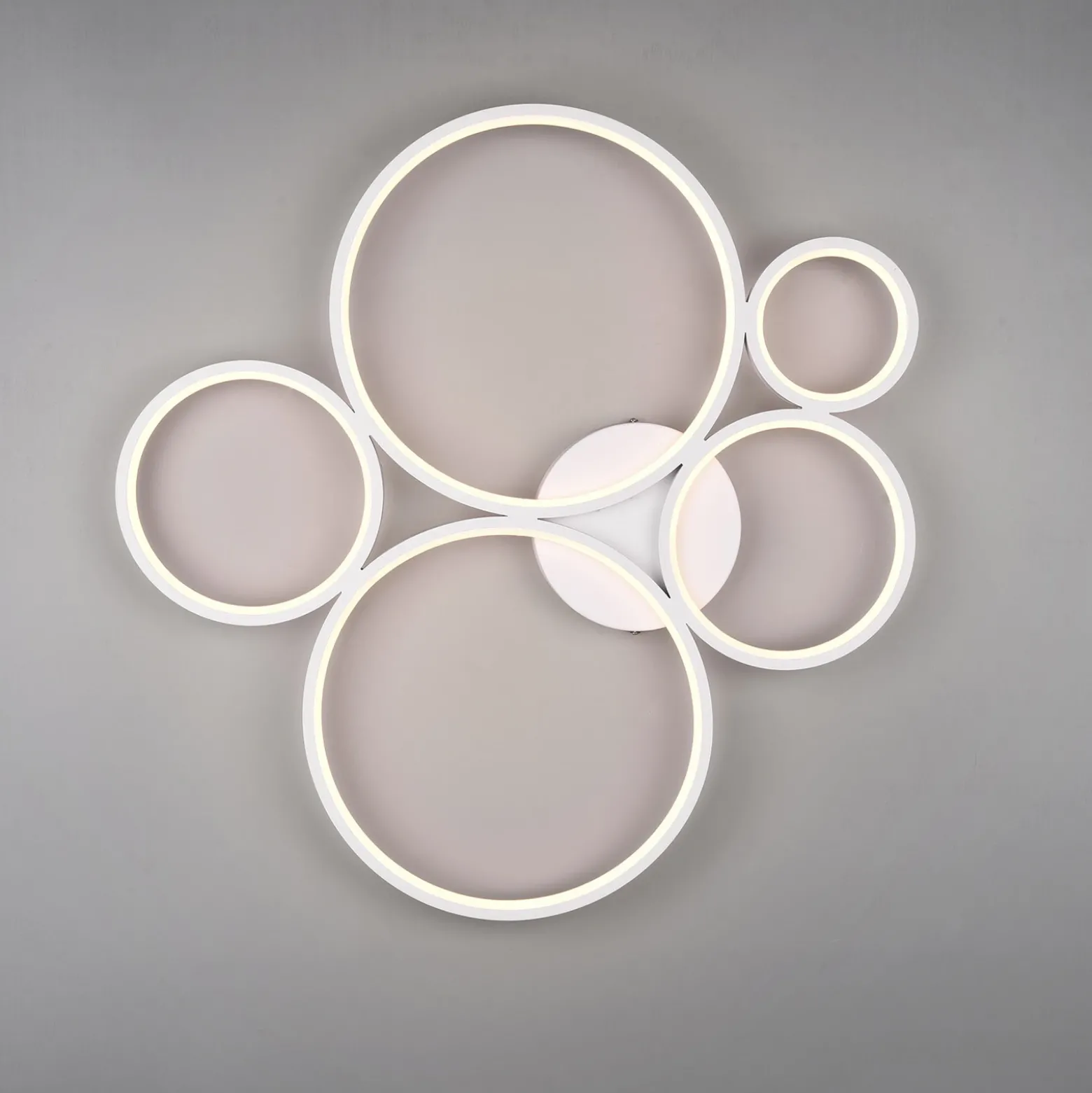 Plafón LED Rondo, blanco mate