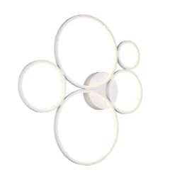 Plafón LED Rondo, blanco mate