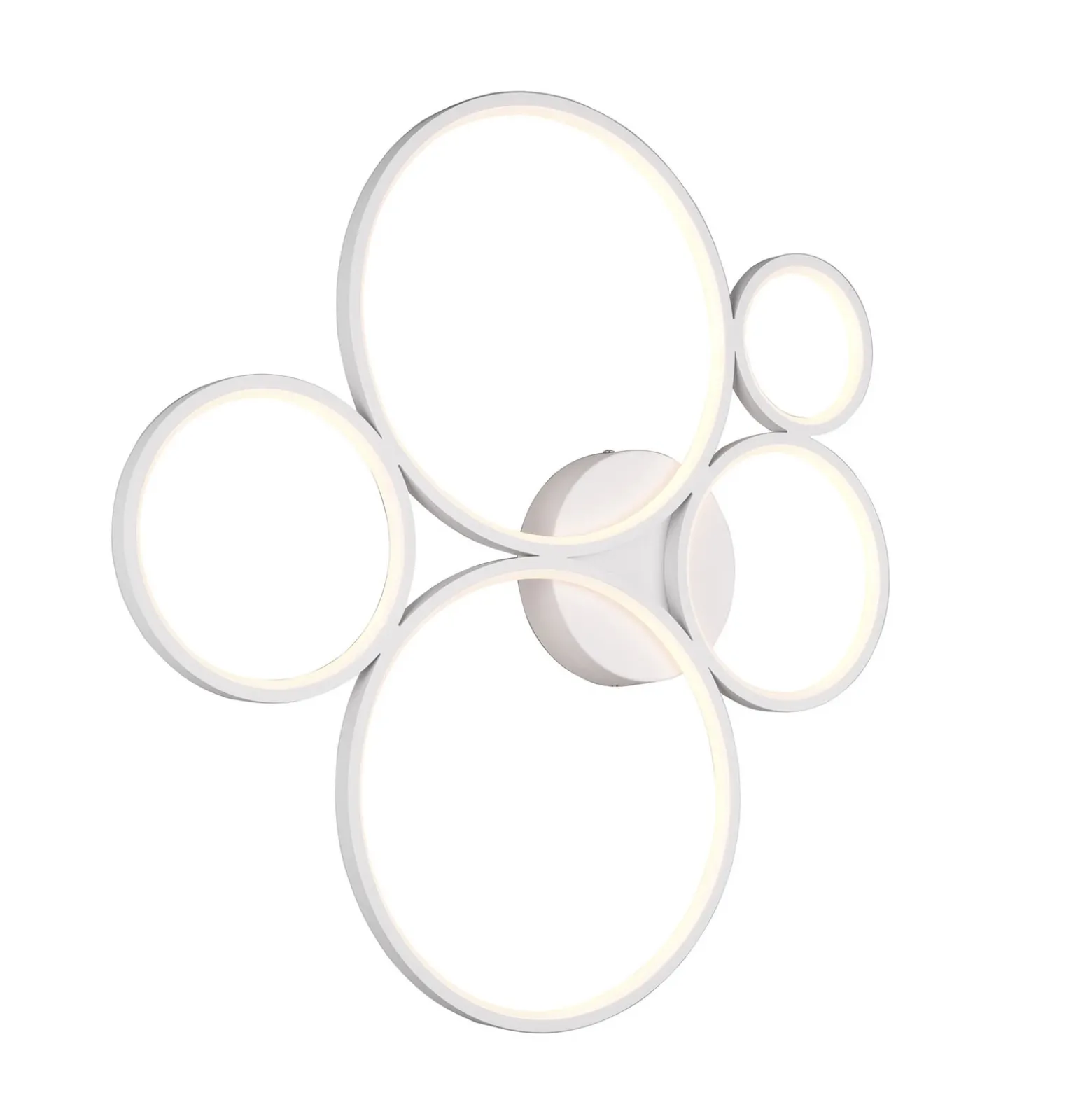 Plafón LED Rondo, blanco mate