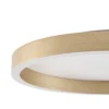 Plafón LED Rotundo de Lucande, Ø 40 cm, latón, atenuable