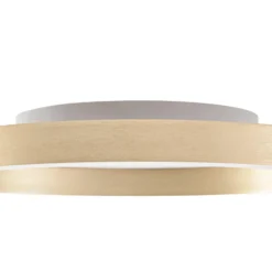 Plafón LED Rotundo de Lucande, Ø 40 cm, latón, atenuable