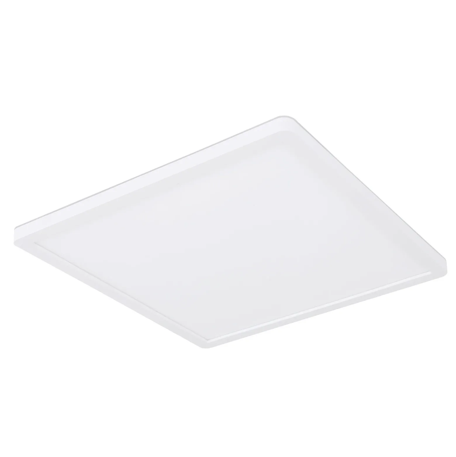 Plafón LED Sapana, angular, atenuable, blanco