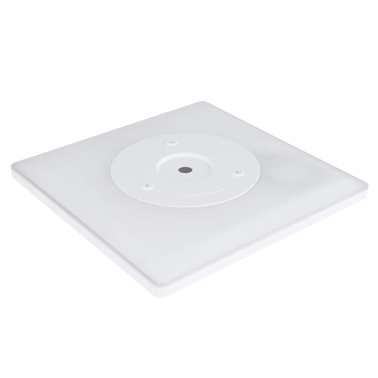 Plafón LED Sapana, angular, atenuable, blanco