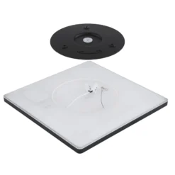 Plafón LED Sapana, angular, atenuable, negro