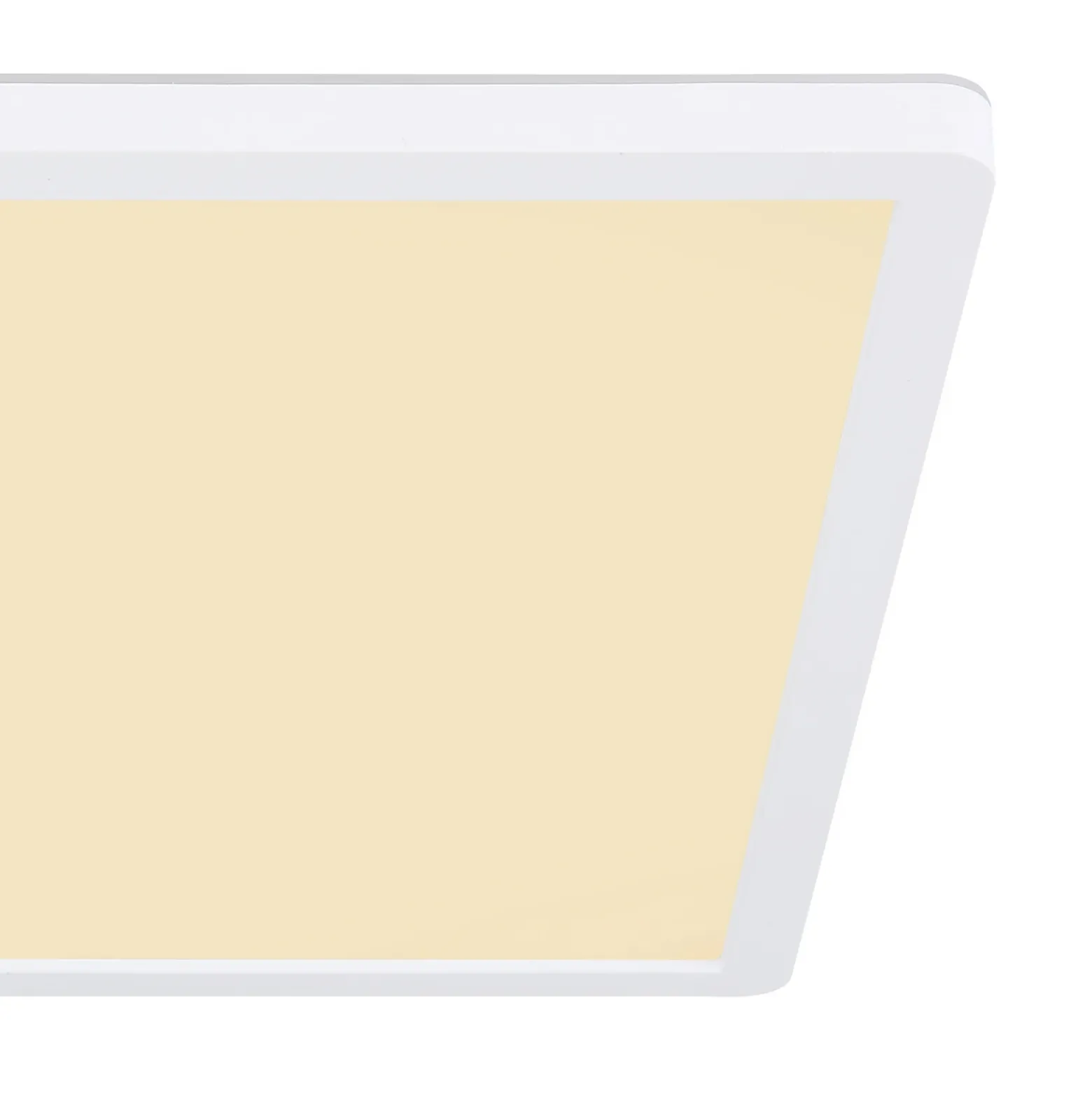 Plafón LED Sapana, angular, atenuable, blanco