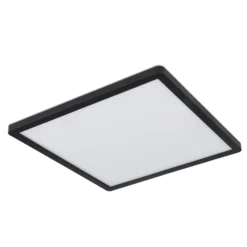 Plafón LED Sapana, angular, atenuable, negro