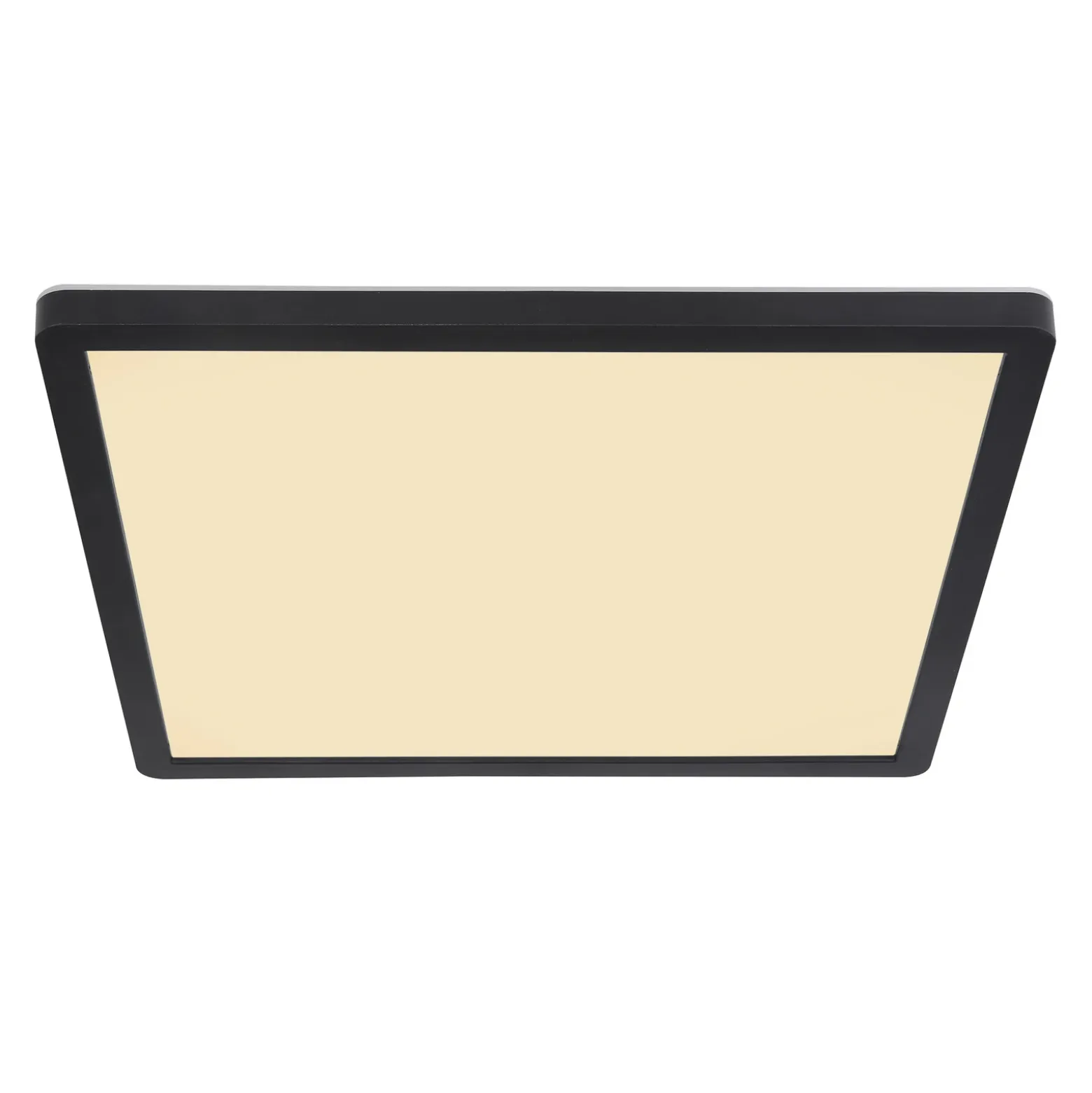 Plafón LED Sapana, angular, atenuable, negro