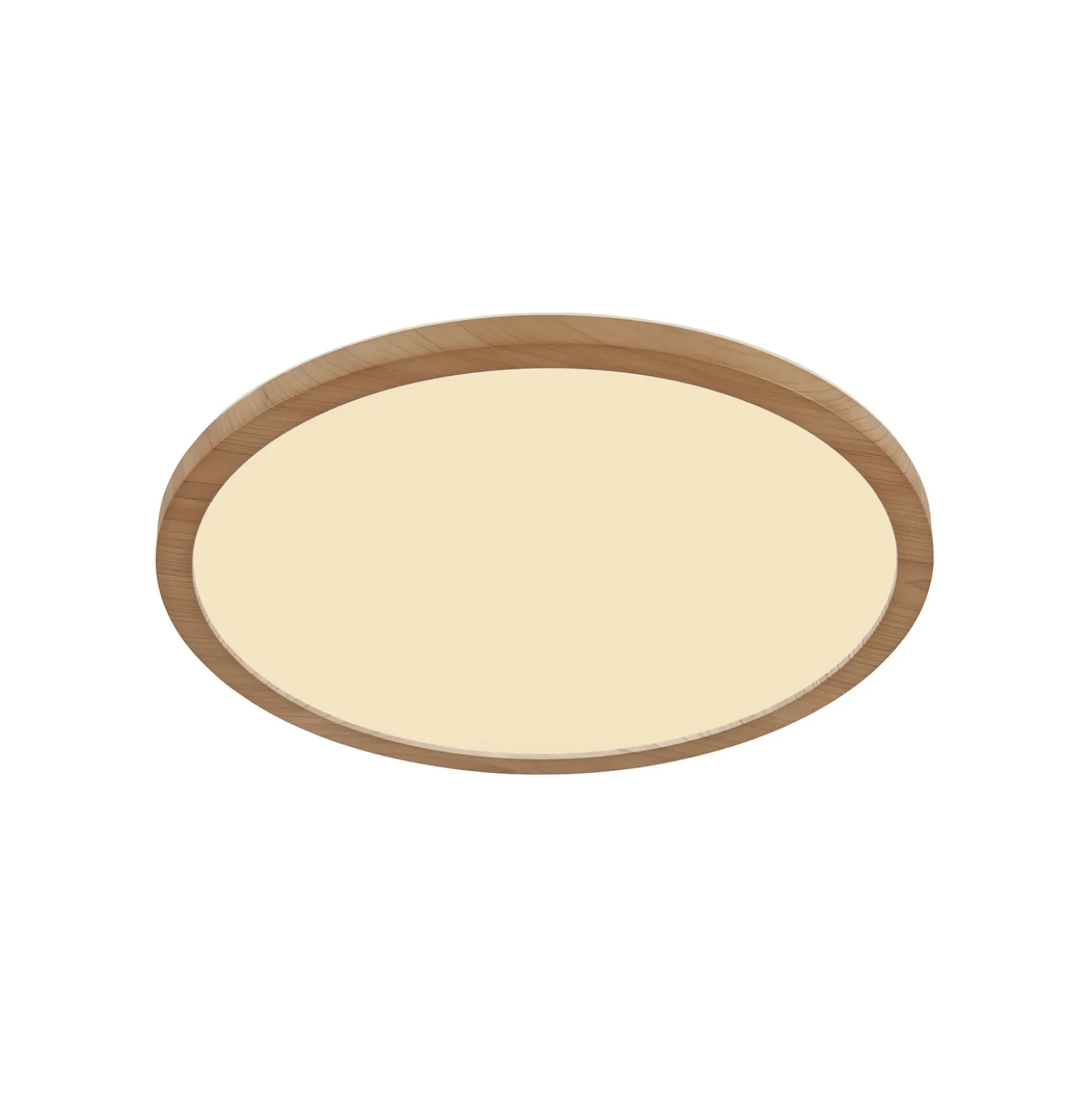 Plafón LED Sapana Ø 29,5 cm look de madera