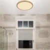 Plafón LED Sapana, Ø 29,5 latón