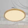 Plafón LED Sapana, Ø 29,5 latón