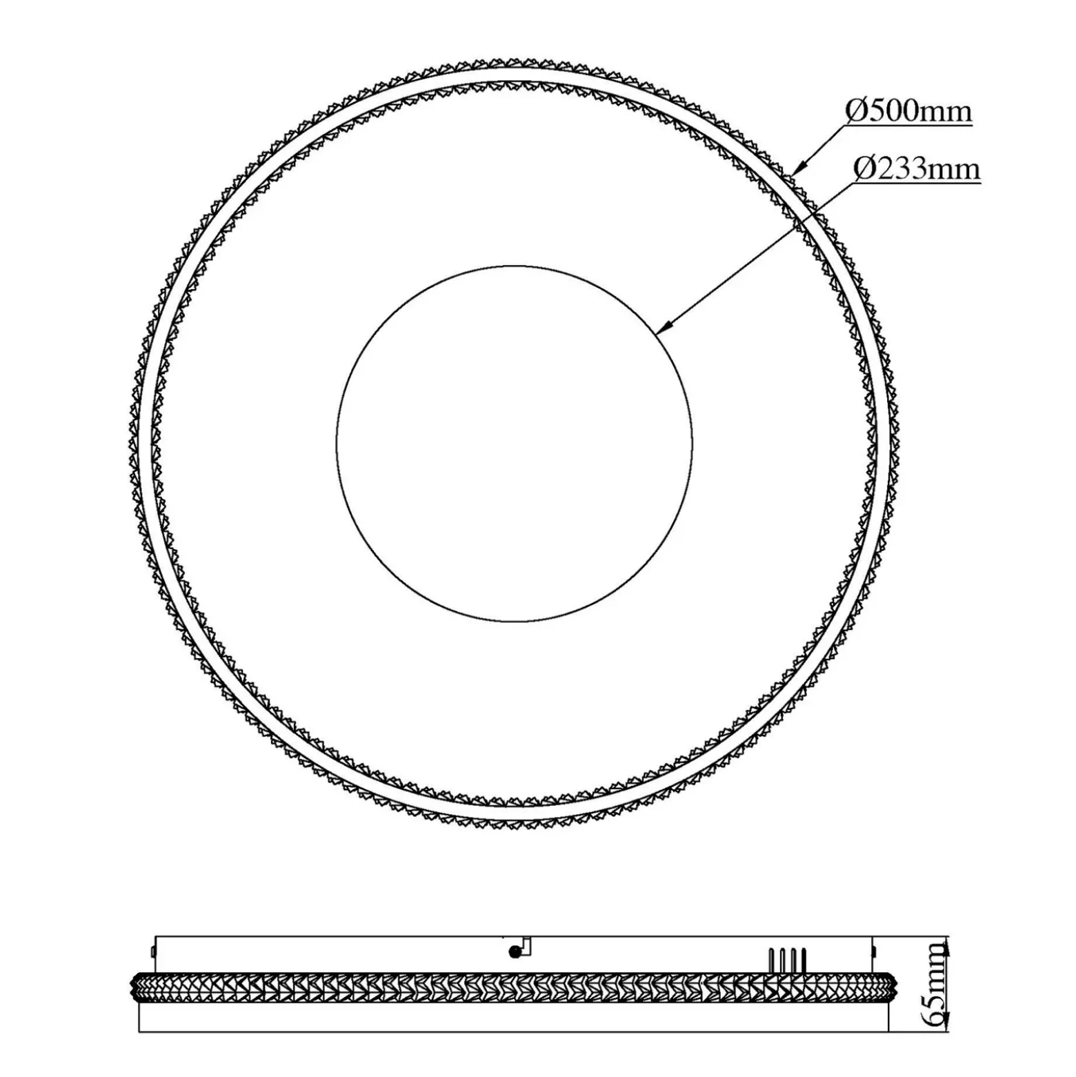 Plafón LED Shirley, color arena, Ø 51 cm, CCT, atenuable