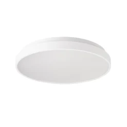Plafón LED SLC ALPHA, blanco, Ø 40 cm, corte de fase, IP44