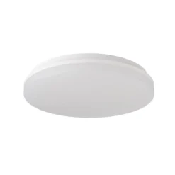 Plafón LED SLC OMEGA, blanco, Ø 40 cm, corte de fase, IP54