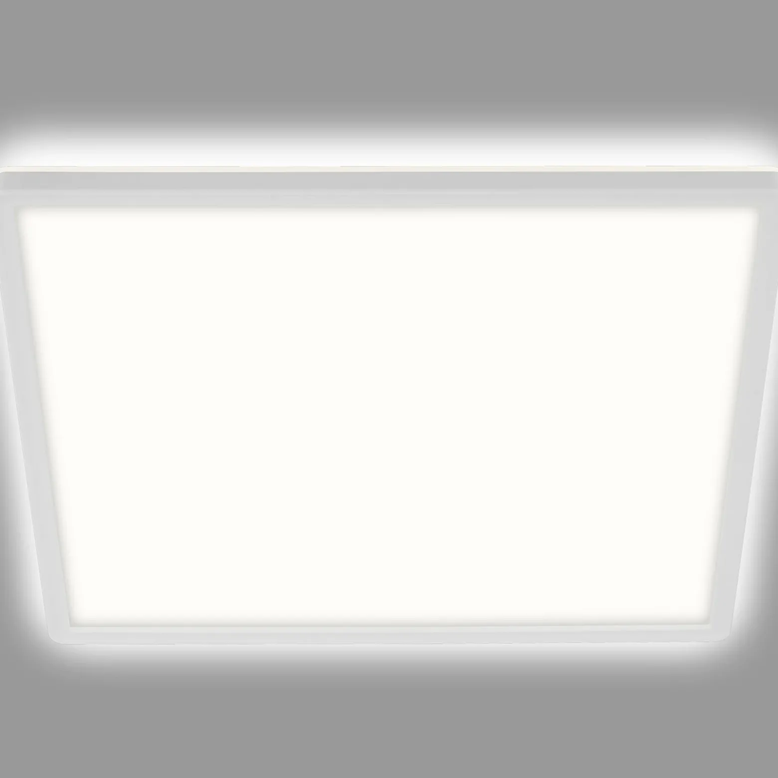 Plafón LED Slim, angular 42 x 42 cm