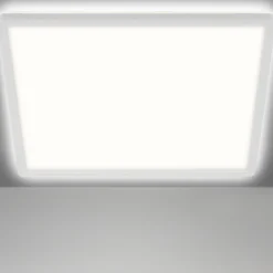 Plafón LED Slim, angular 42 x 42 cm