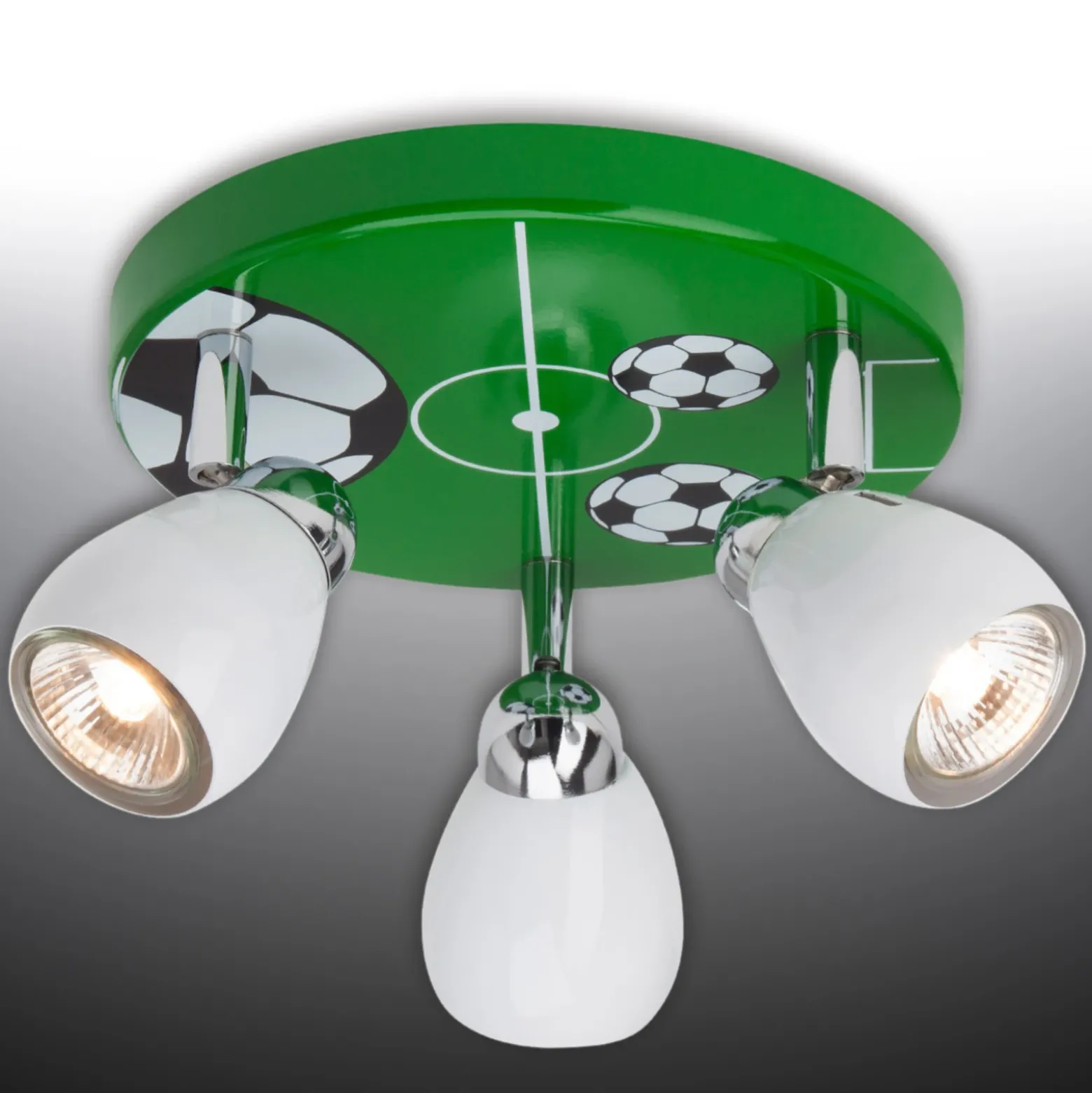 Plafón LED Soccer, 3 luces