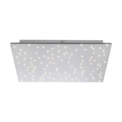 Plafón LED Sparkle CCT dim acero 45x45cm