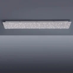 Plafón LED Sparkle CCT dim acero 100x45cm
