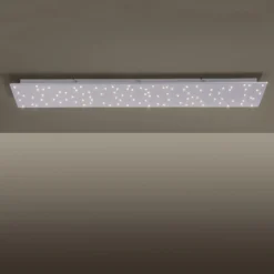 Plafón LED Sparkle CCT dim acero 100x45cm