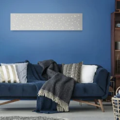 Plafón LED Sparkle CCT dim acero 100x45cm