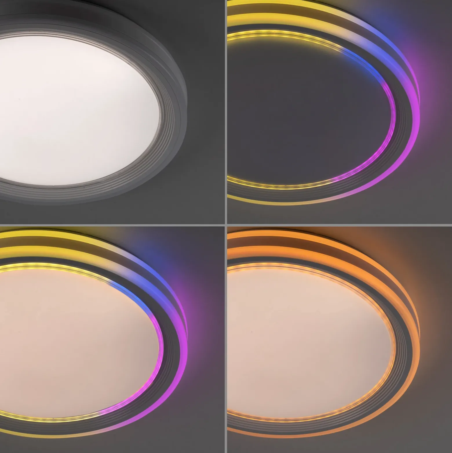 plafón LED Spheric, CCT, RGB, Ø 48 cm