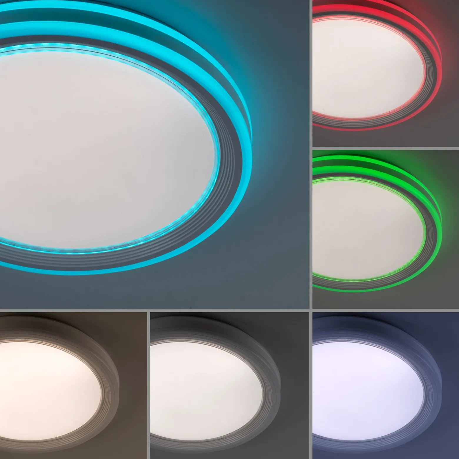 plafón LED Spheric, CCT, RGB, Ø 48 cm