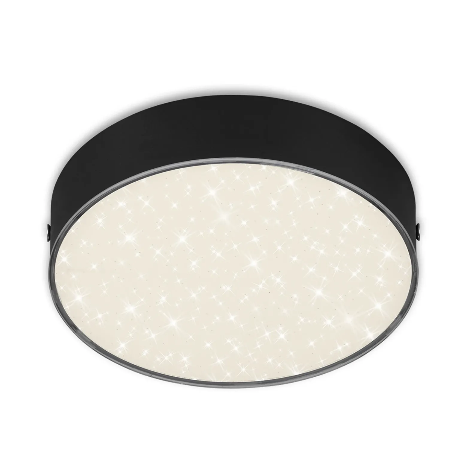 Plafón LED Star de Flame, Ø 15,7 cm, negro