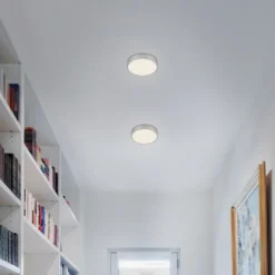 Plafón LED Star de Flame, Ø 15,7 cm, plateado