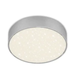 Plafón LED Star de Flame, Ø 15,7 cm, plateado