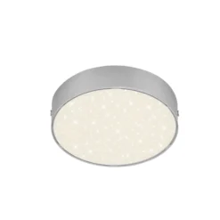Plafón LED Star de Flame, Ø 15,7 cm, plateado