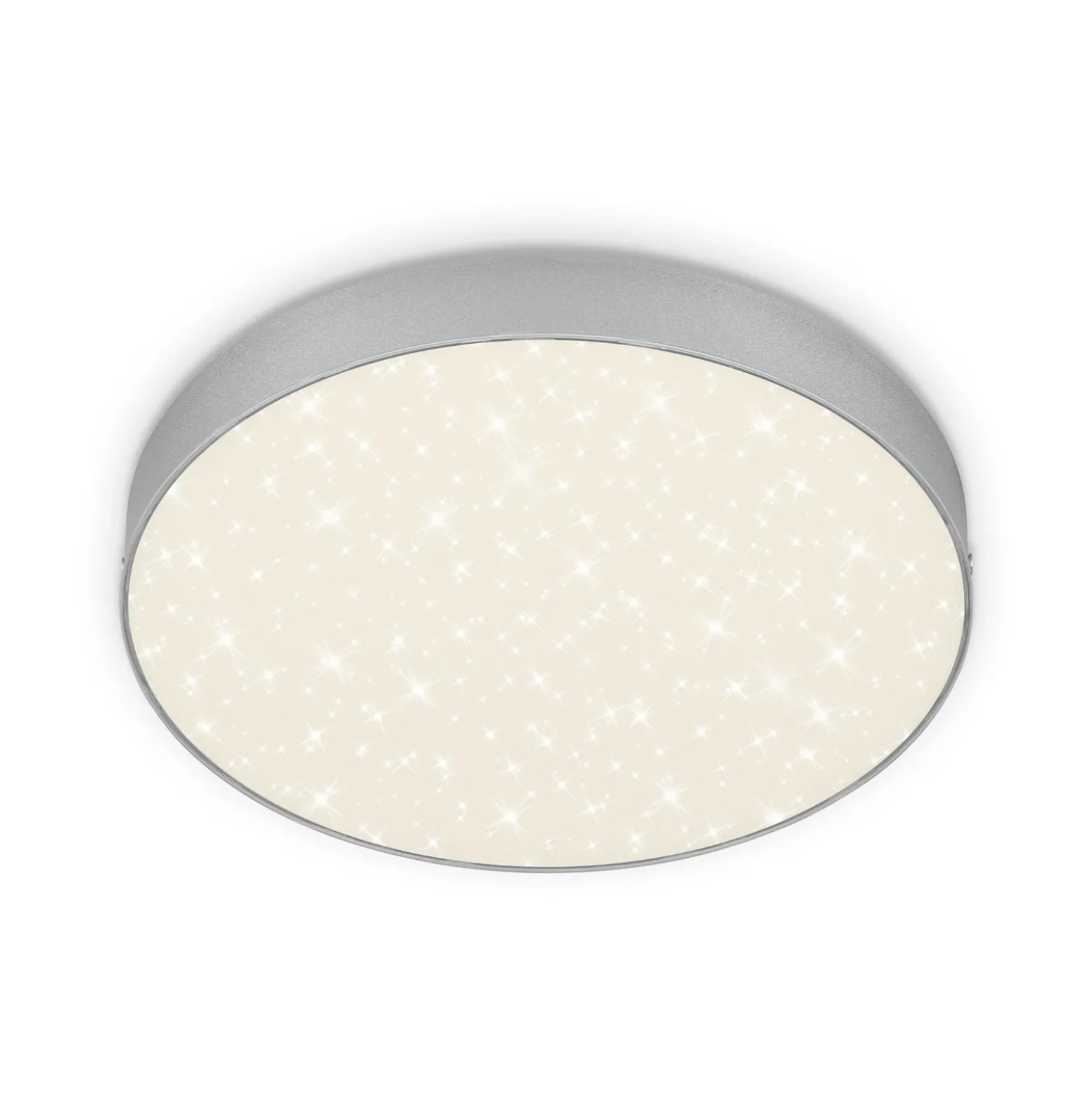 Plafón LED Star de Flame, Ø 28,7 cm, plata