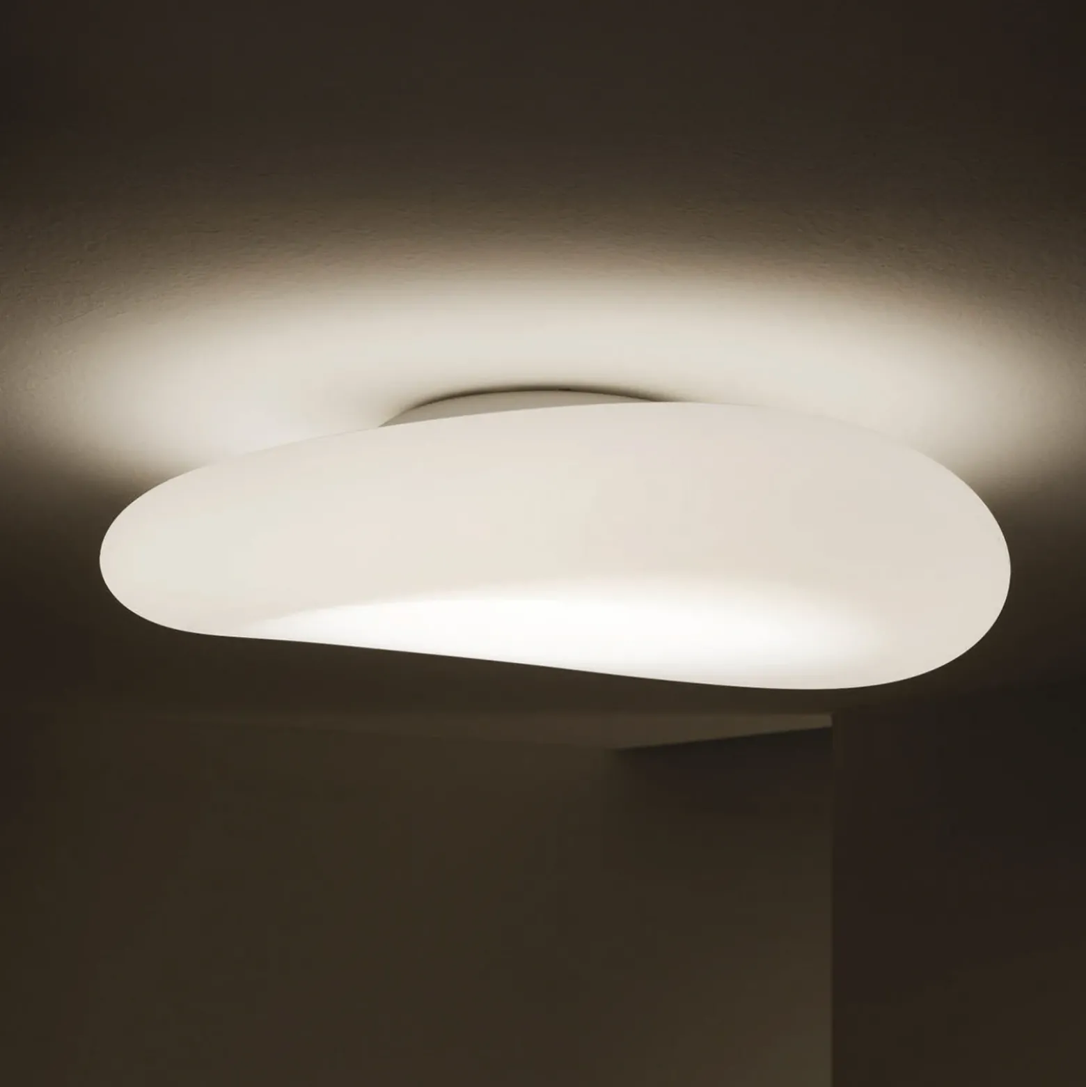 Plafón LED Stilnovo Mr. Magoo, fase, Ø52 cm