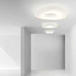 Plafón LED Stilnovo Mr. Magoo, fase, Ø76 cm