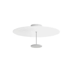 Plafón LED Stilo_S, blanca, Ø 55 cm