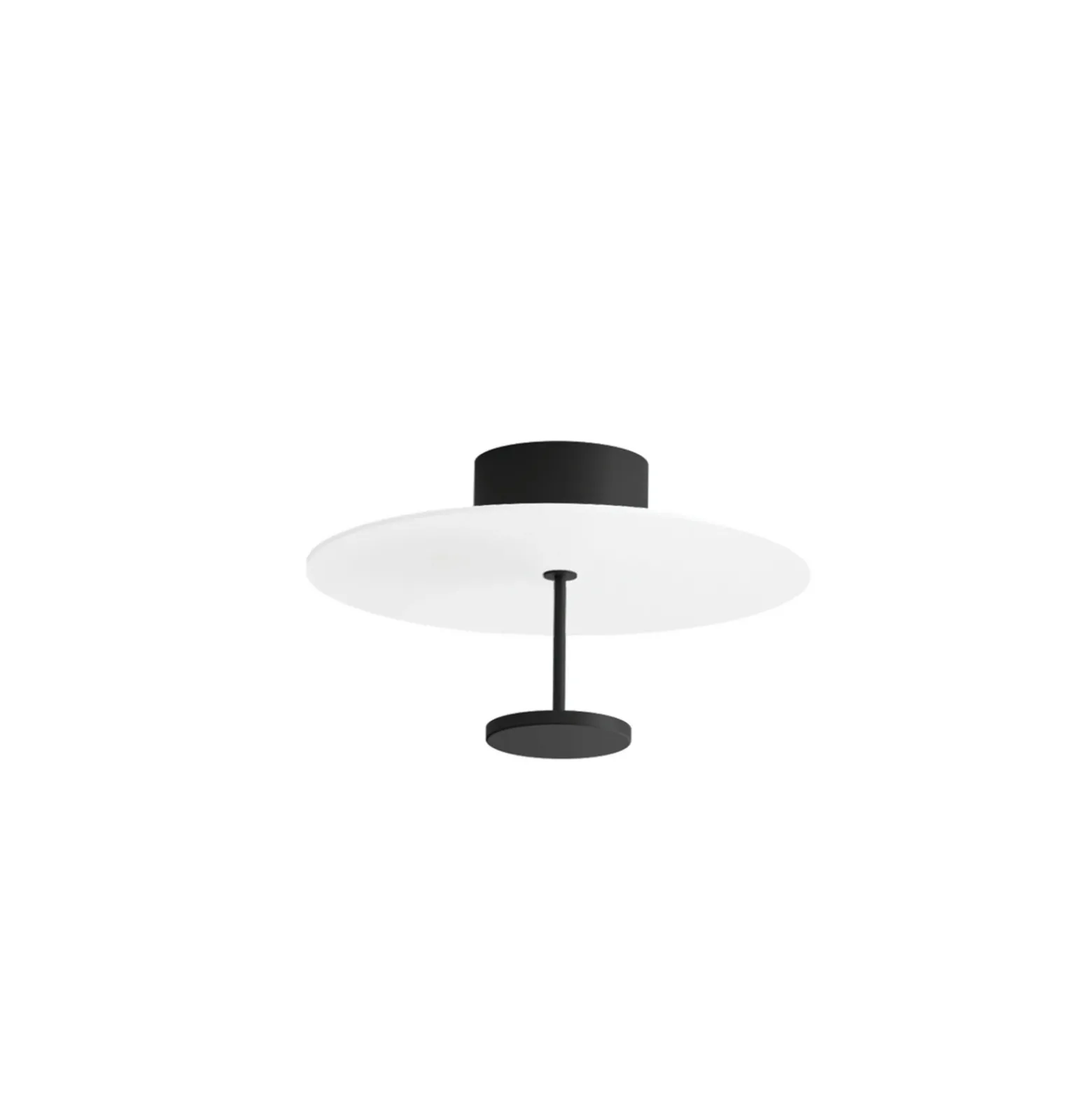 plafón LED Stilo_S, negro, Ø 35 cm