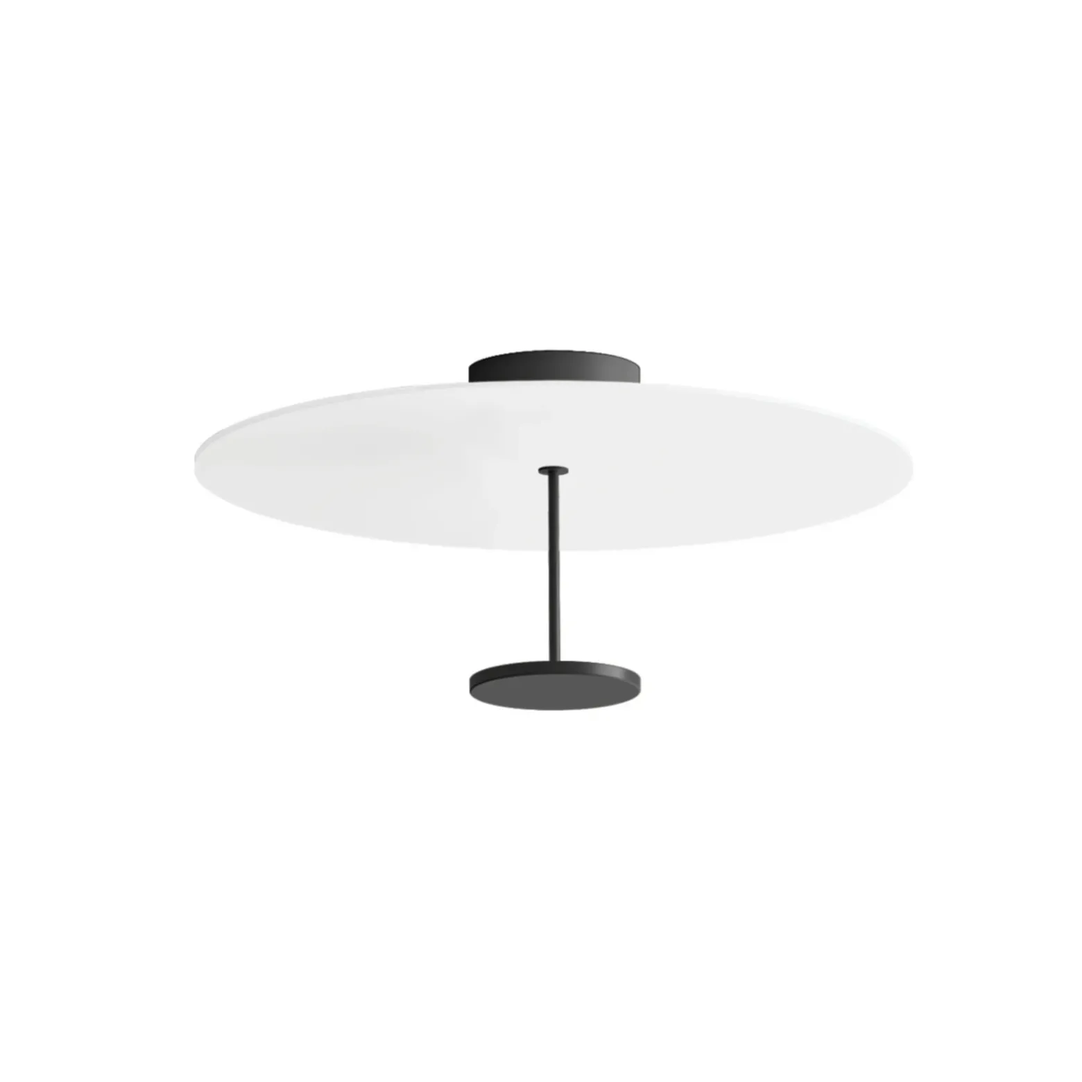Plafón LED Stilo_S, negro, Ø 55 cm