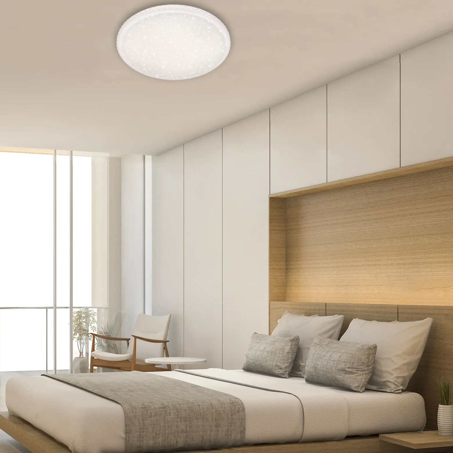 Plafón LED Style, control remoto