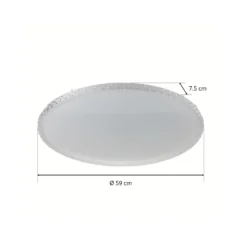 Plafón LED Style, control remoto
