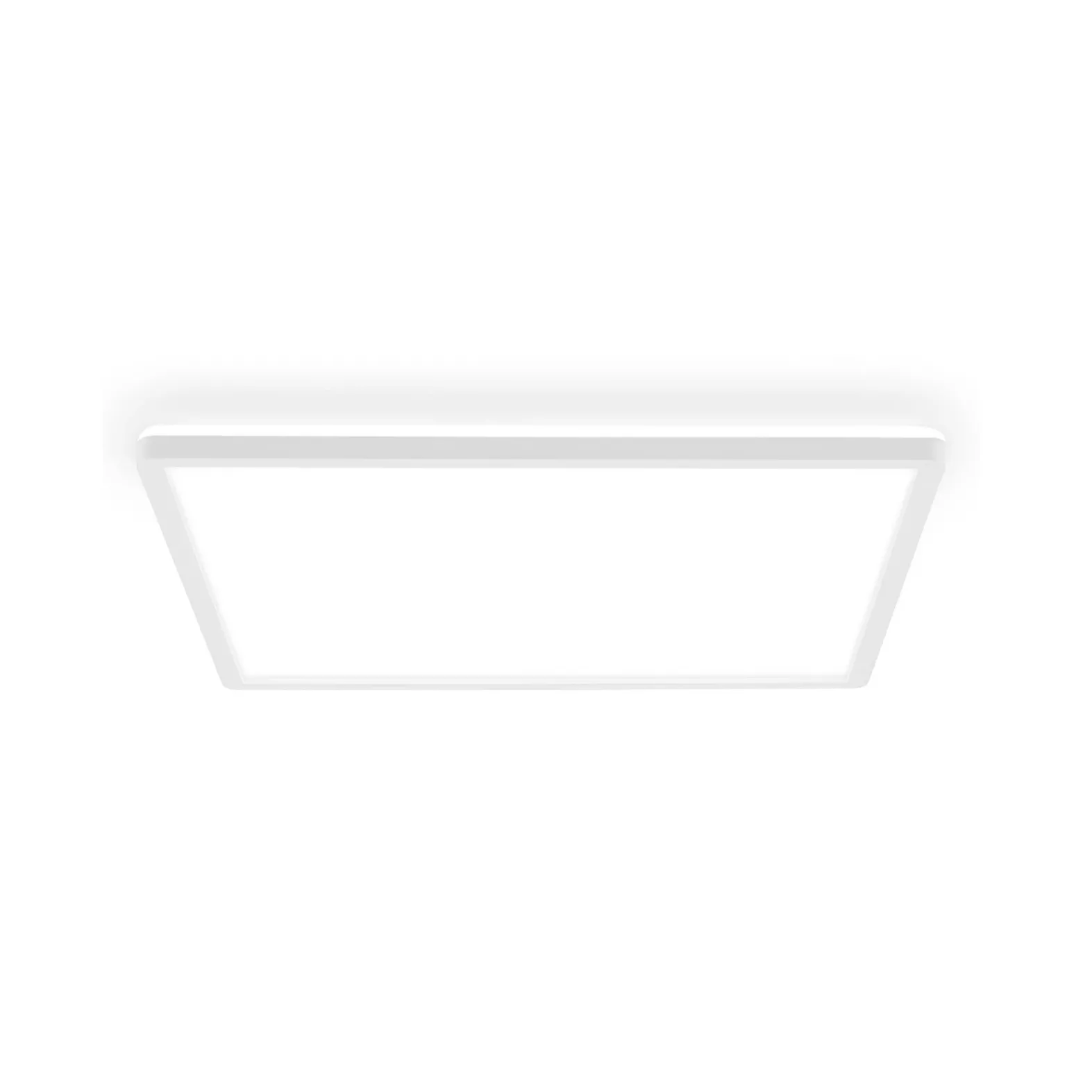 Plafón LED Tava A, 42 x 42 cm, plástico, blanco